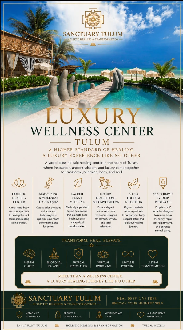 Clinical assessment at Sanctuary Tulum's luxury wellness center