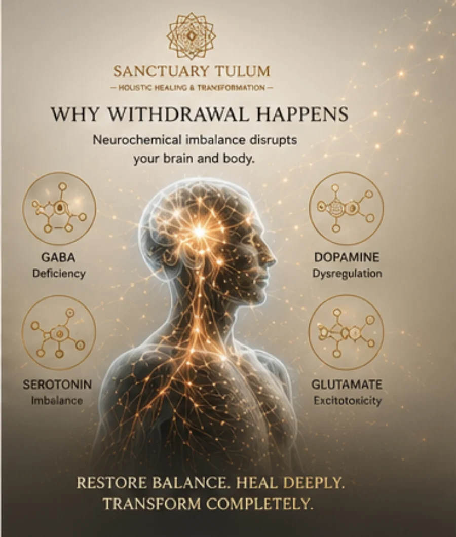 Most effective benzodiazepine treatment for withdrawals at Sanctuary Tulum