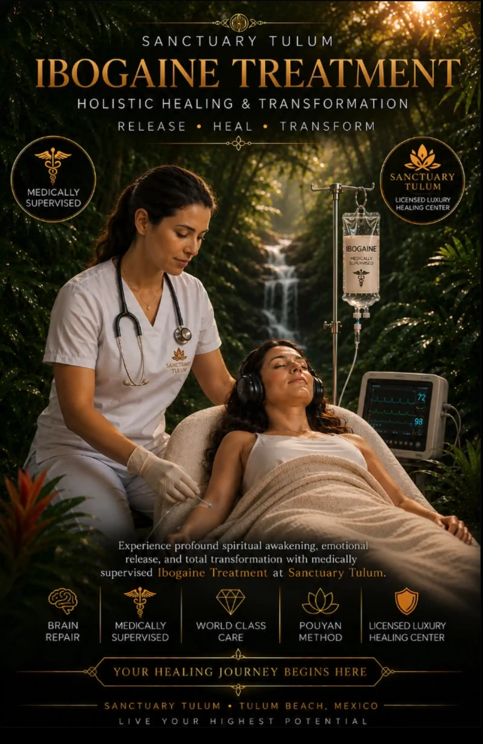 Ibogaine Treatment at Sanctuary Tulum Ibogaine Treatment at Sanctuary Tulum guide — medically supervised holistic healing and transformation