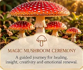 Magic Mushroom Ceremony at Sanctuary Tulum luxury holistic retreat