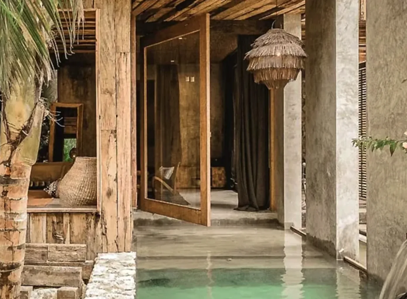 Private suite and pool at Sanctuary Tulum