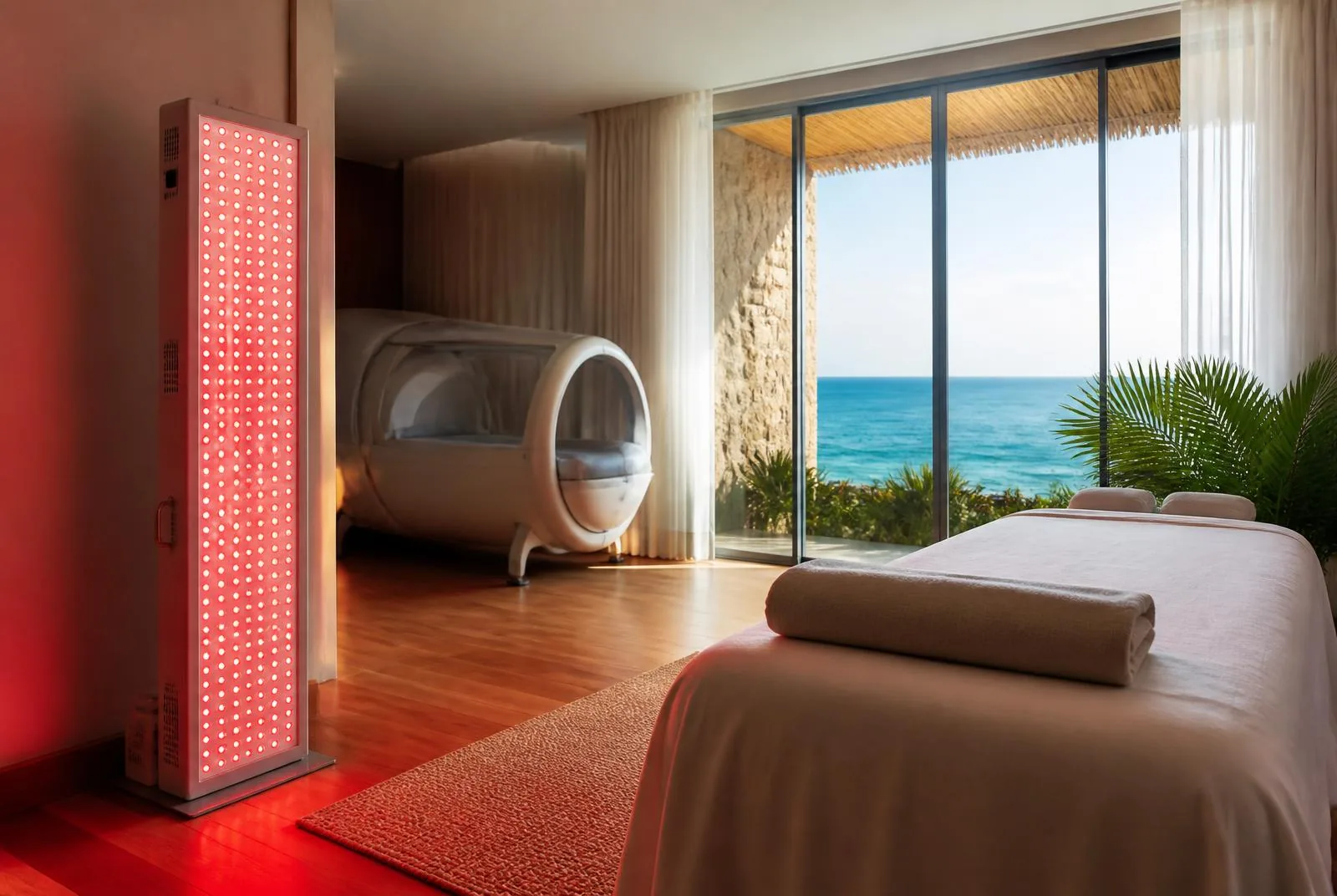 Ibogaine treatment centers — medically supervised ibogaine treatment suite at Sanctuary Tulum