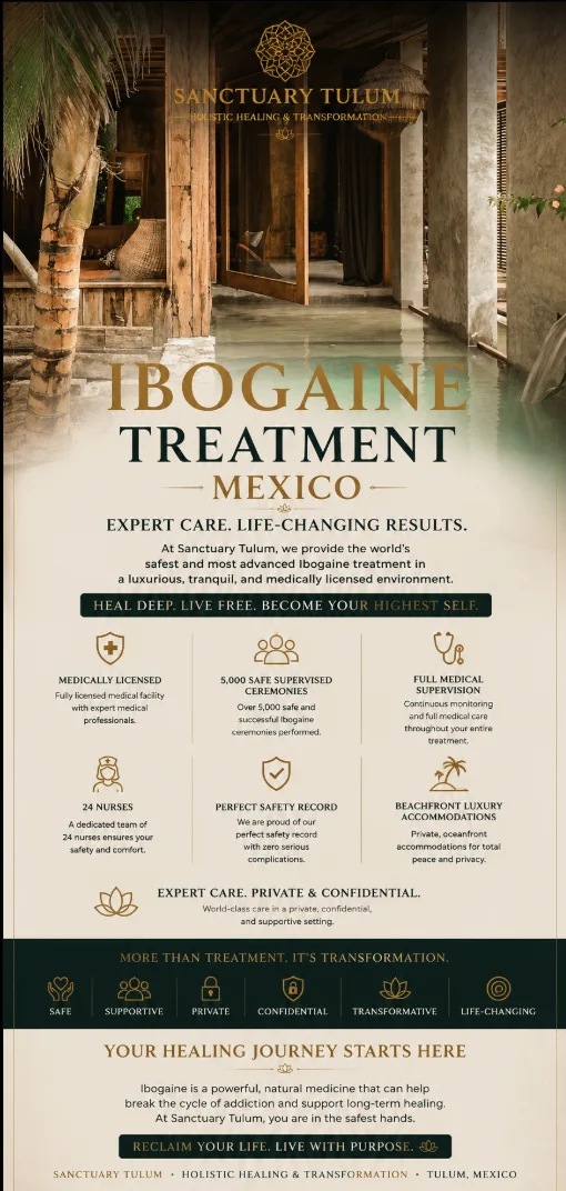 hat ibogaine treatment mexico medically supervised — physician-supervised ibogaine treatment at Sanctuary Tulum hat ibogaine treatment mexico medically supervised — physician-supervised ibogaine treatment at Sanctuary Tulum